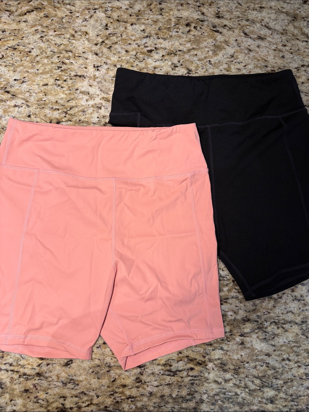 Innersy - Two pack of girls Bike Shorts in Pink and Black